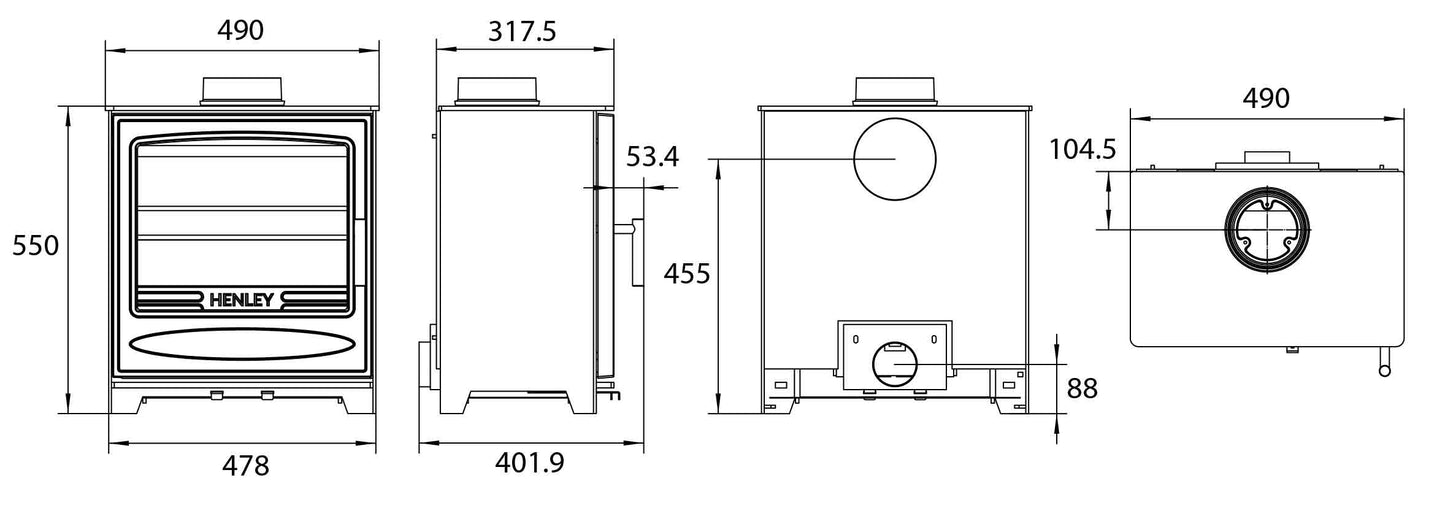 Ascot 8kW Multi Fuel (Eco)