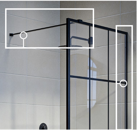 Wetroom Wall Profile & Support