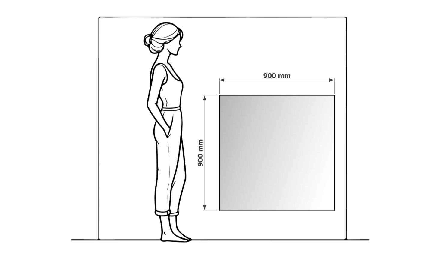 Mystery Black - 90 x 90