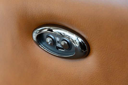 Chad Chilli Recliner Sofa Range Caramel Leather - PRE ORDER NOW