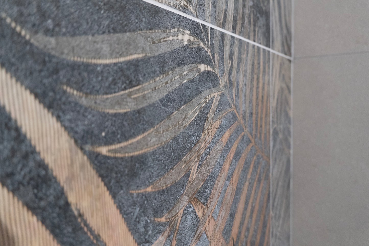 Golden Fern Wallpaper Tile