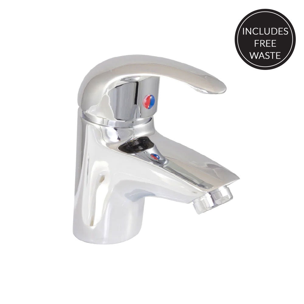 VITA Mono Basin Tap Chrome Inc. Waste