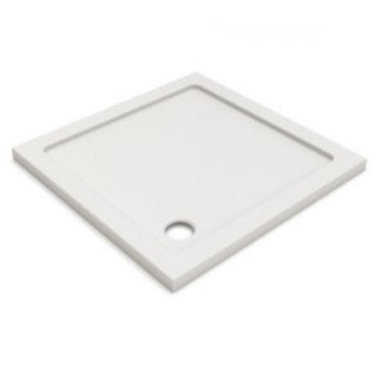 White Square Shower Tray - Sizes available
