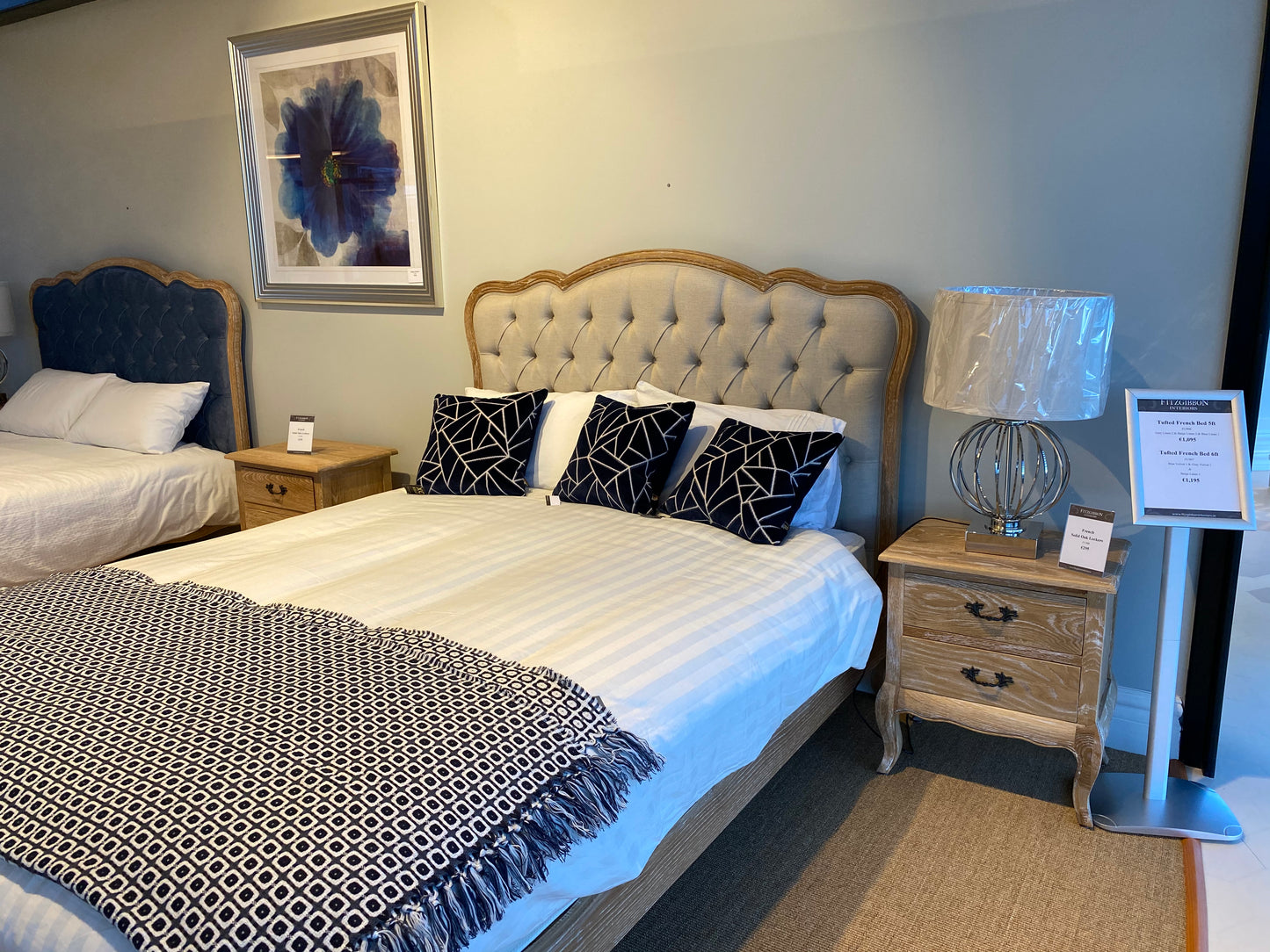 Solid Oak Bedside Table