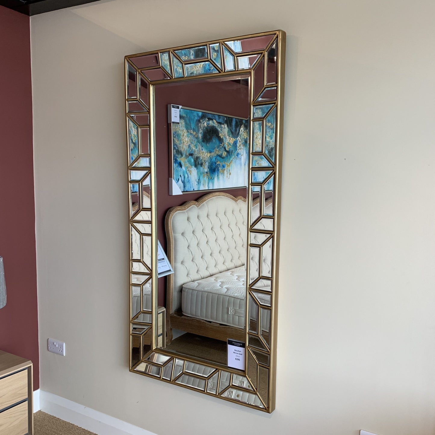 Beaufort Mirror - Gold