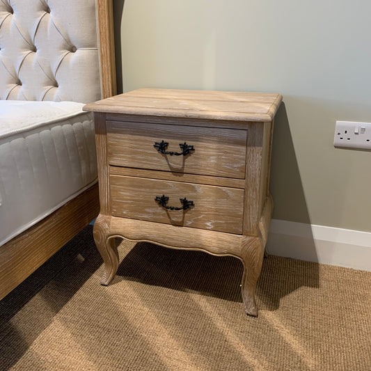 Solid Oak Bedside Table