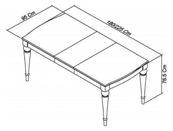 Montreux Grey Washed Oak & Soft Grey 6-8 Extendable Table