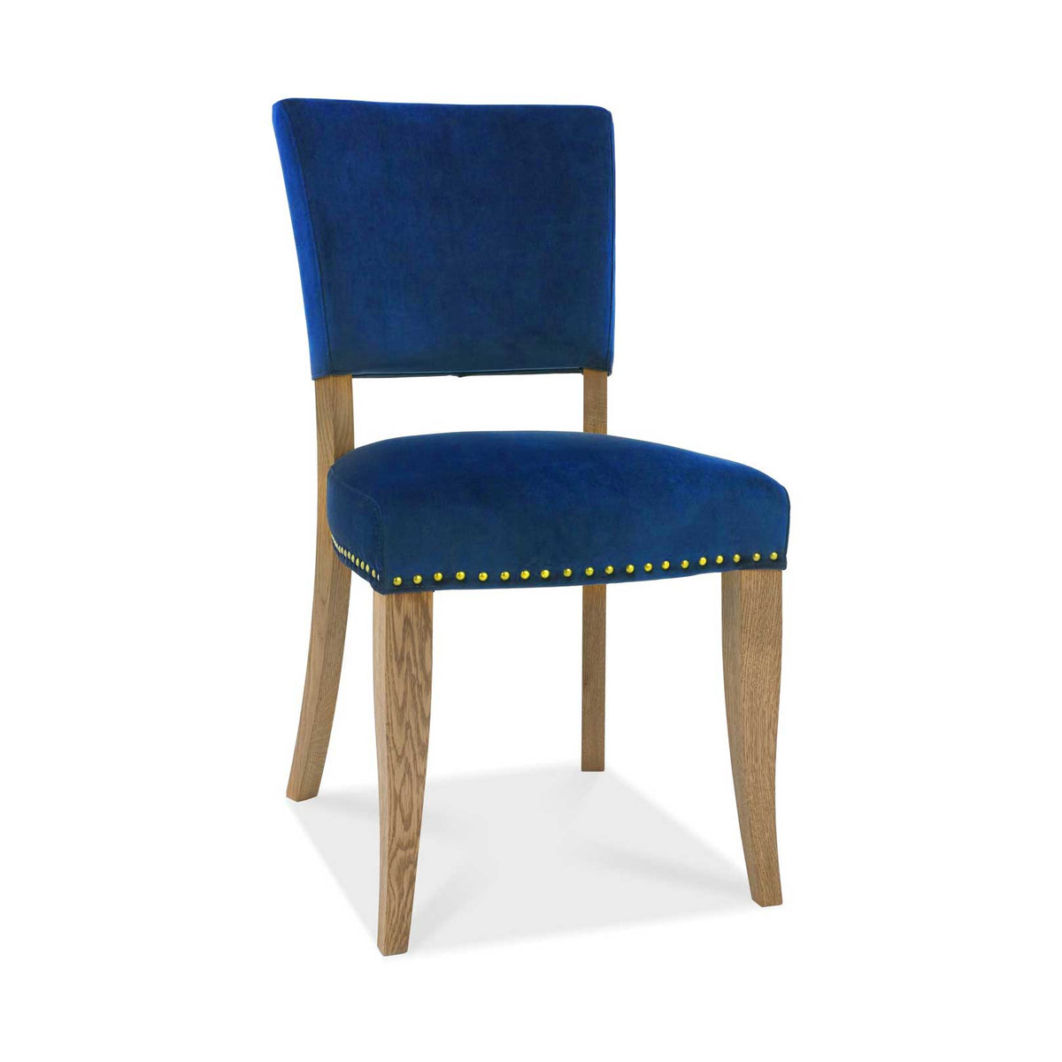 Ashley Blue Velvet Chair