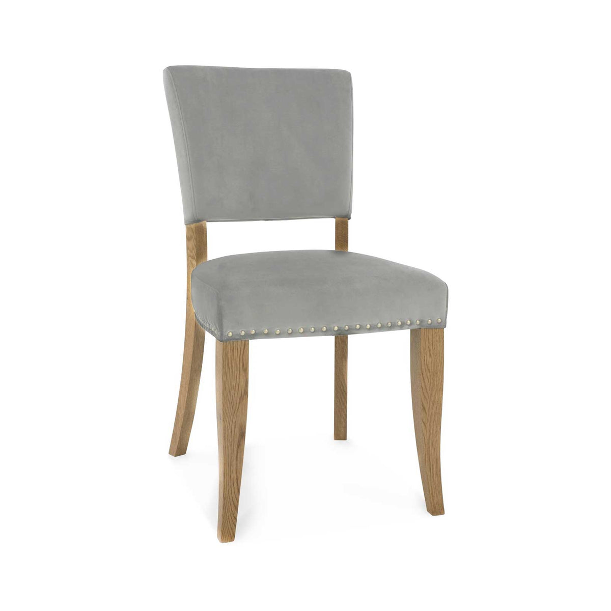 Ashley Grey Velvet Chair
