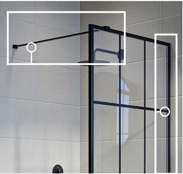 Wetroom Wall Profile & Support