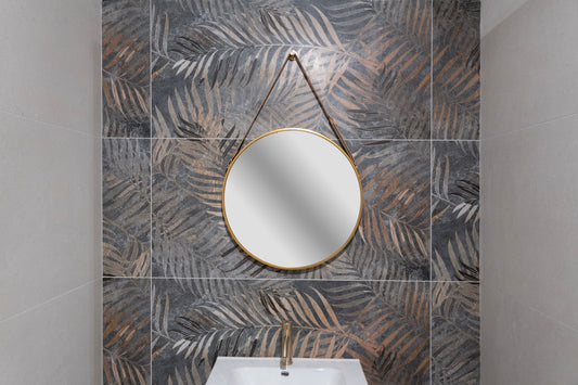 Golden Fern Wallpaper Tile