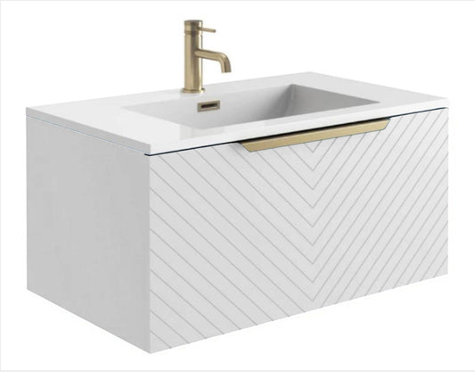 Shannon 600mm Vanity  Cabinet & Ceramic Basin