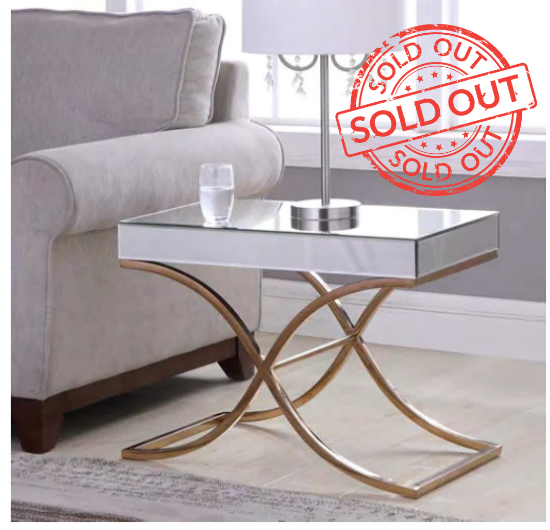 Mirrored Side Table