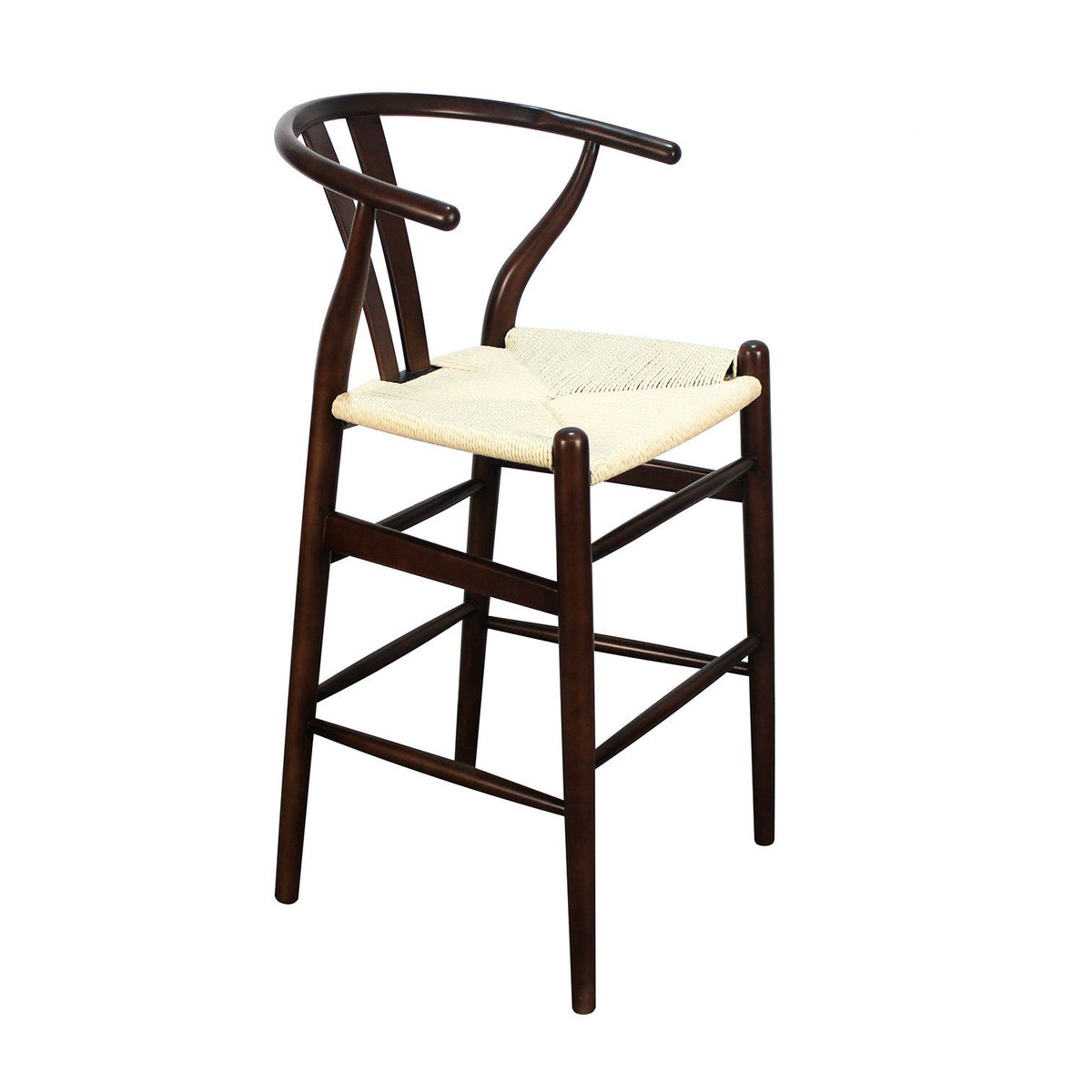 Wishbone Black Stool