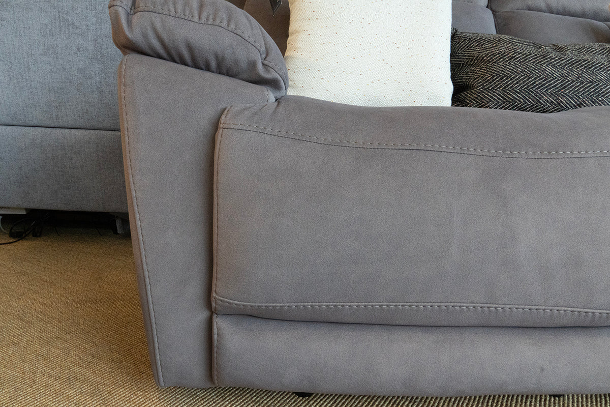 Blake Sectional Manual Recliner Mink