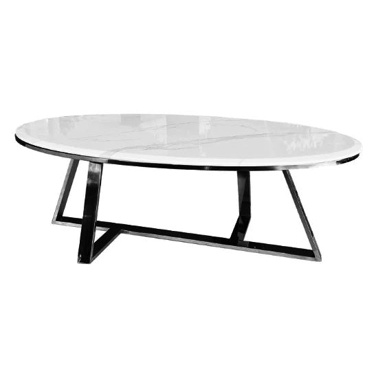 Orion Oval Coffee Table - Black