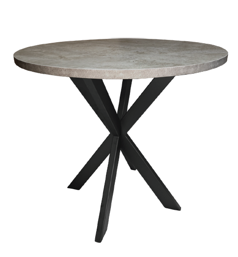 Carolina Round Dining Table  - Grey