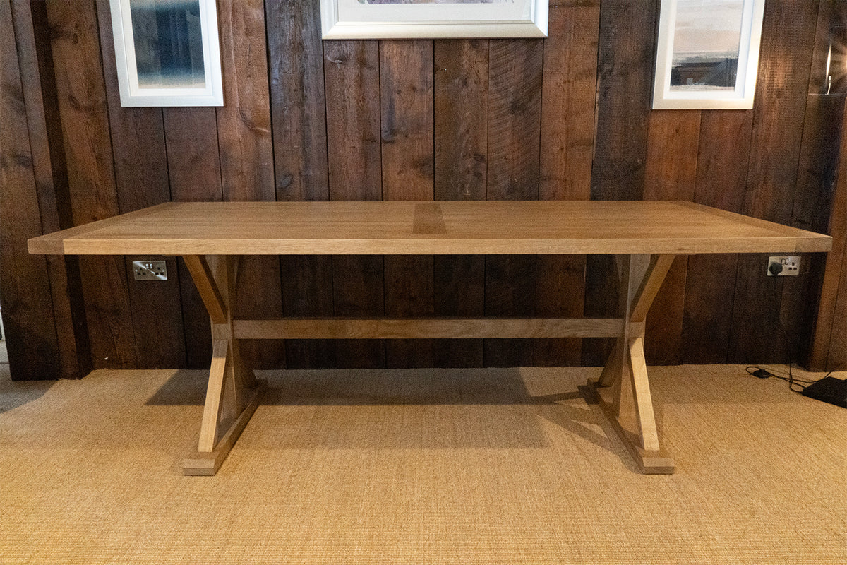 Harvard Solid Oak Rectangular Plain Dining Table