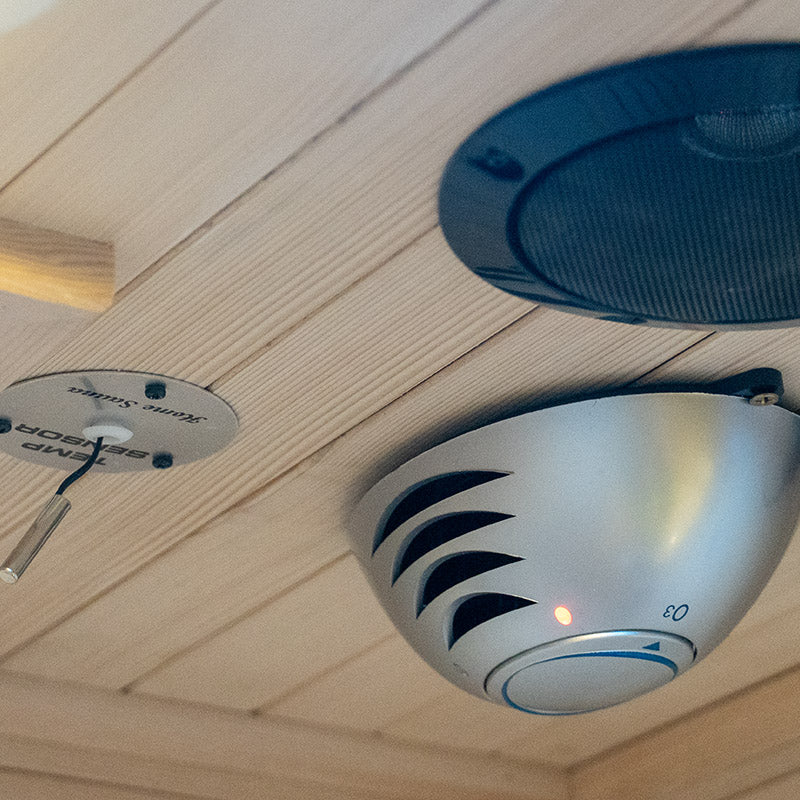 Wave 1 Person Indoor Canadian Hemlock Sauna