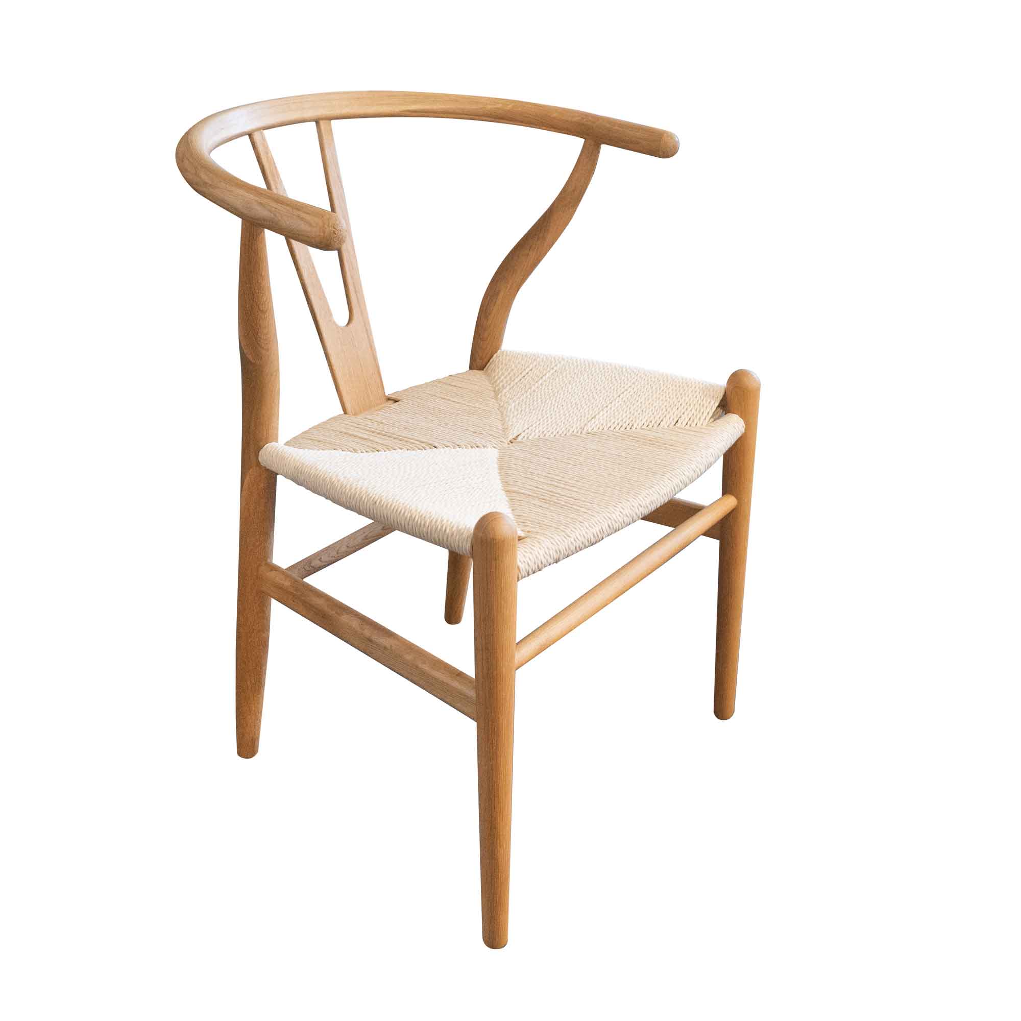 Oak discount wishbone chair