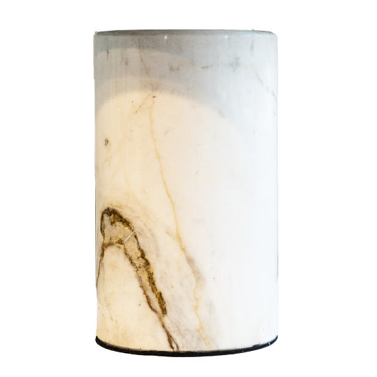 Marble Table Lamp- White