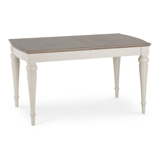 Montreux Grey Washed Oak & Soft Grey 6-8 Extendable Table