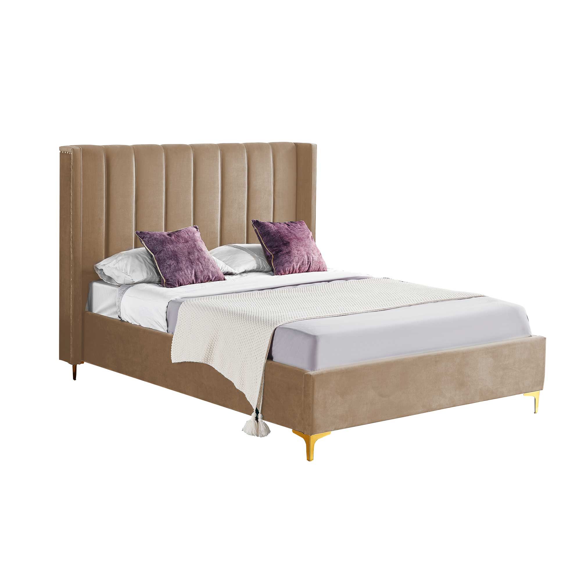 Colorado Champagne Bed Frame 2 Sizes Available Fitzgibbon