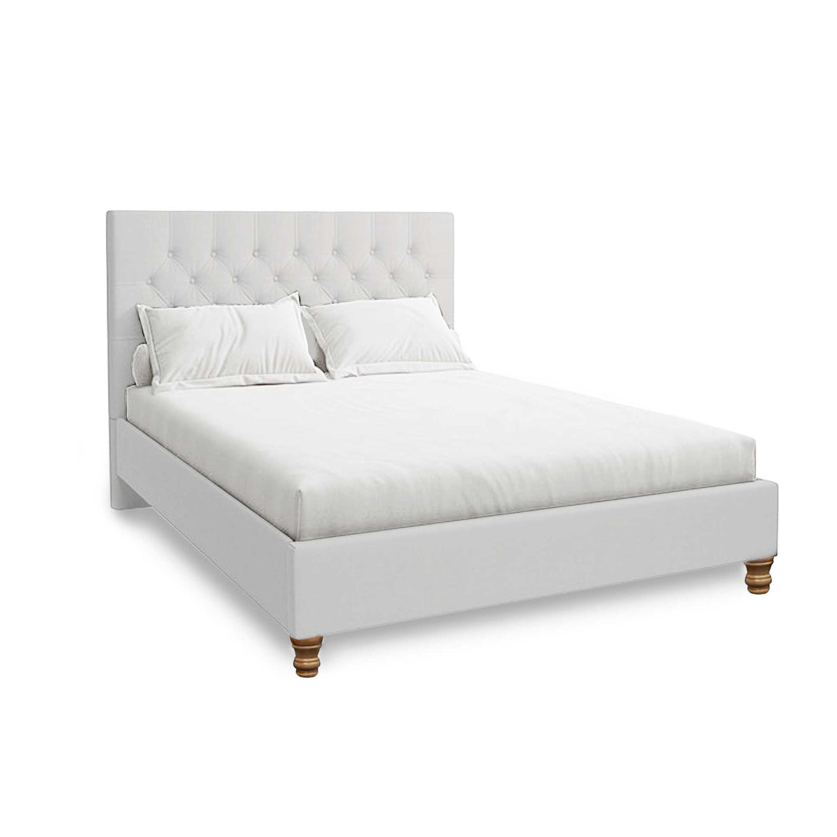 Meghan Linen Bed Frame - 2 Sizes & 2 Colours Available