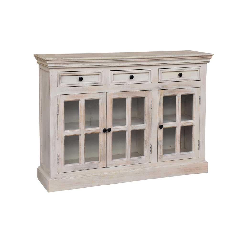 3 Door Stone Washed Cabinet