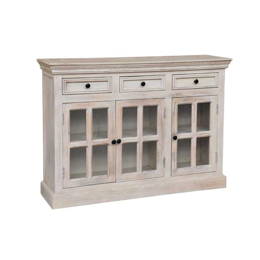 3 Door Stone Washed Cabinet