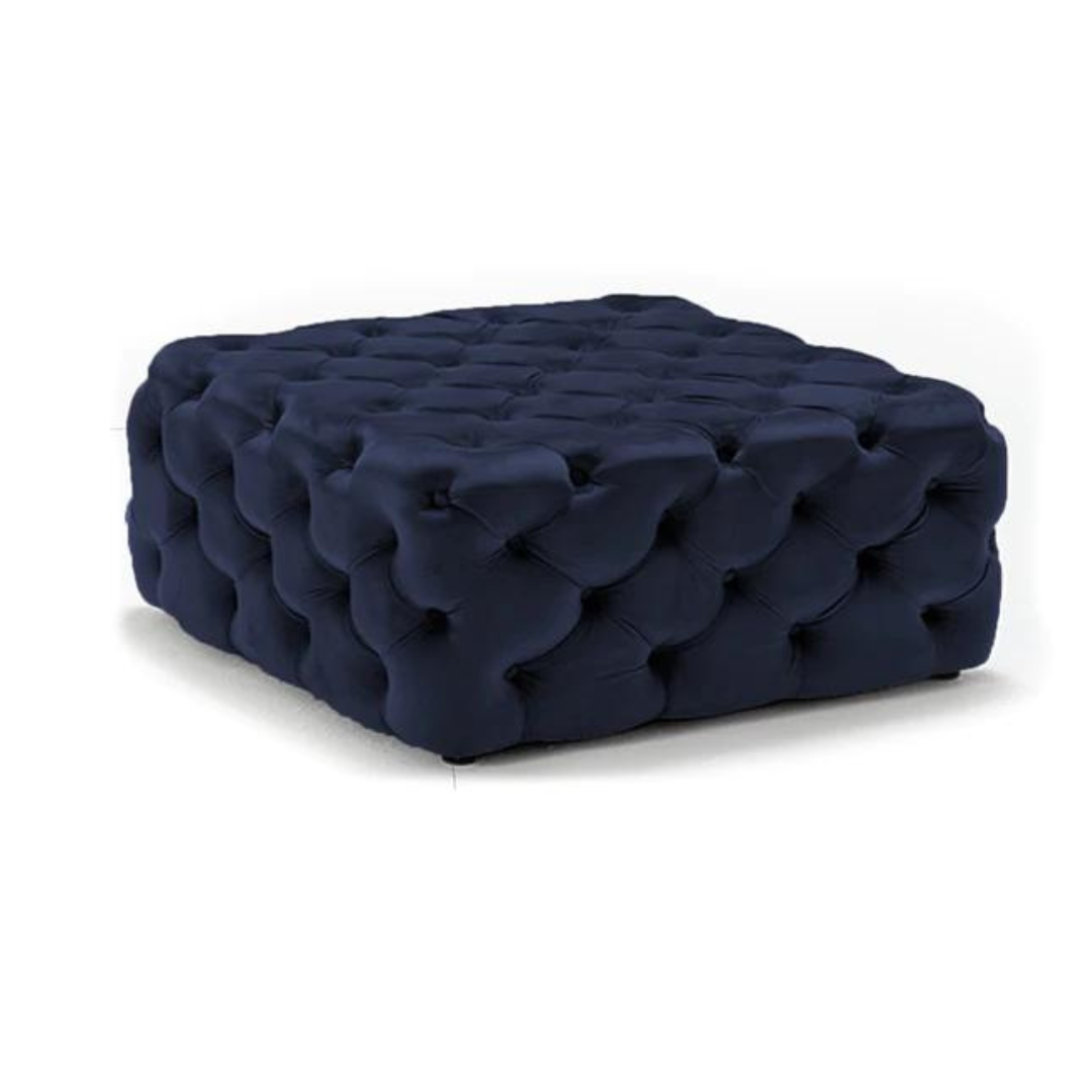 Airfield Quilted Ottoman - Colours Available