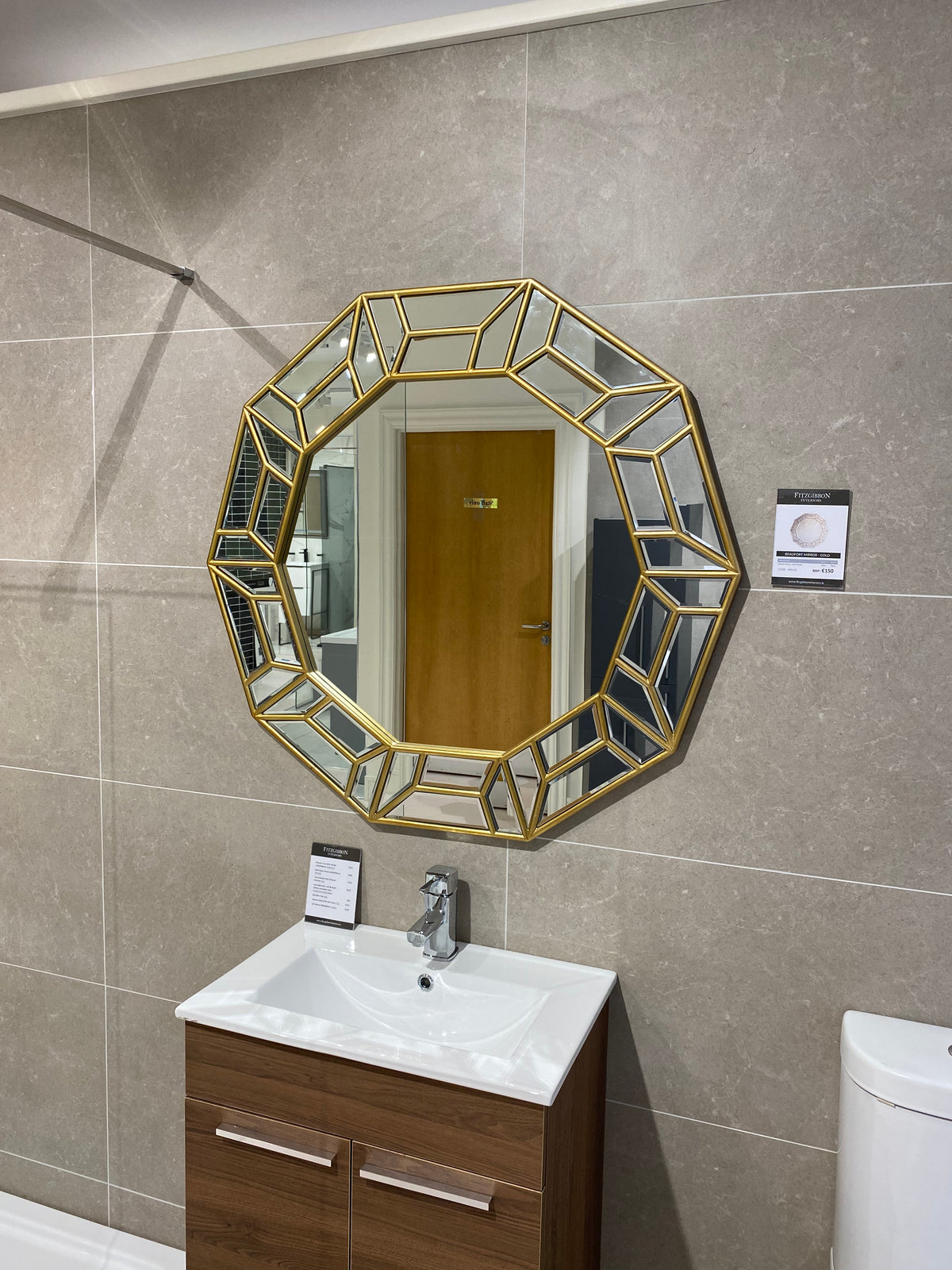Decagon  Gold Mirror