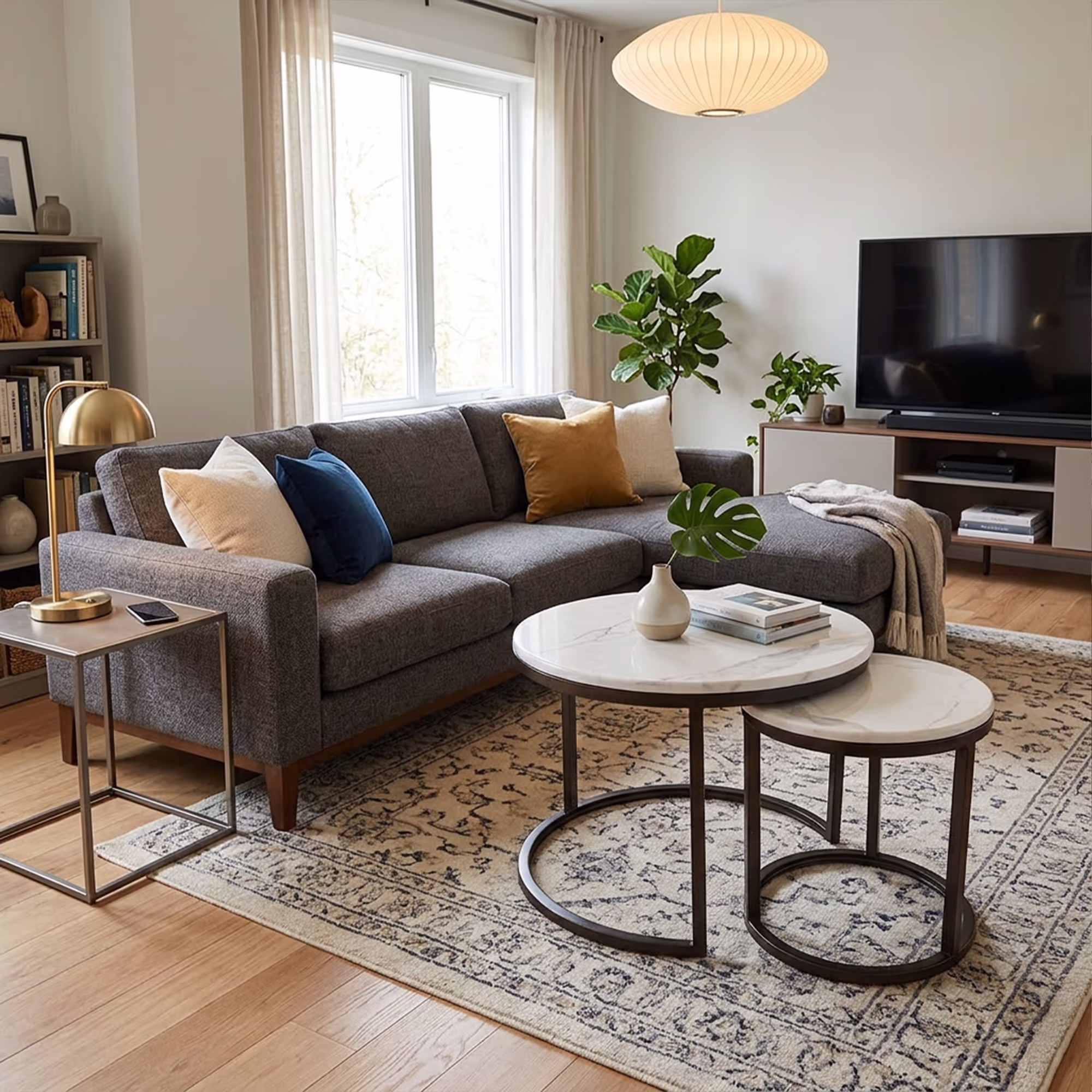 Abbey Marble Double Coffee Table