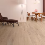 Geneva Oak flooring in a relaxed bedroom roomset