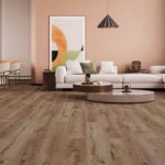 Summer Mese Oak Aqua flooring in a modern dining room