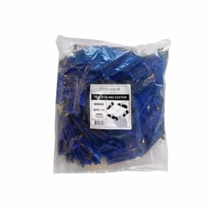 Bag of blue tile levelling system wedges, 100 pieces per bag
